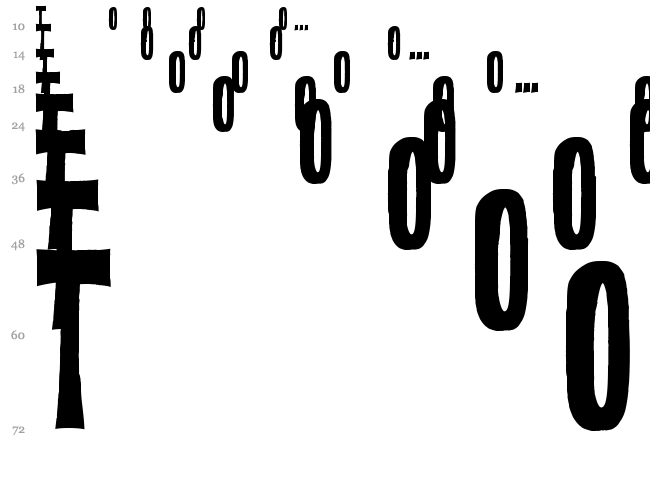 Flowers Kingdom font waterfall